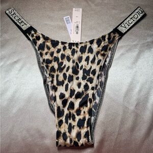 Victoria’s Secret Rhinestone Shine Strap Panties Size Large
